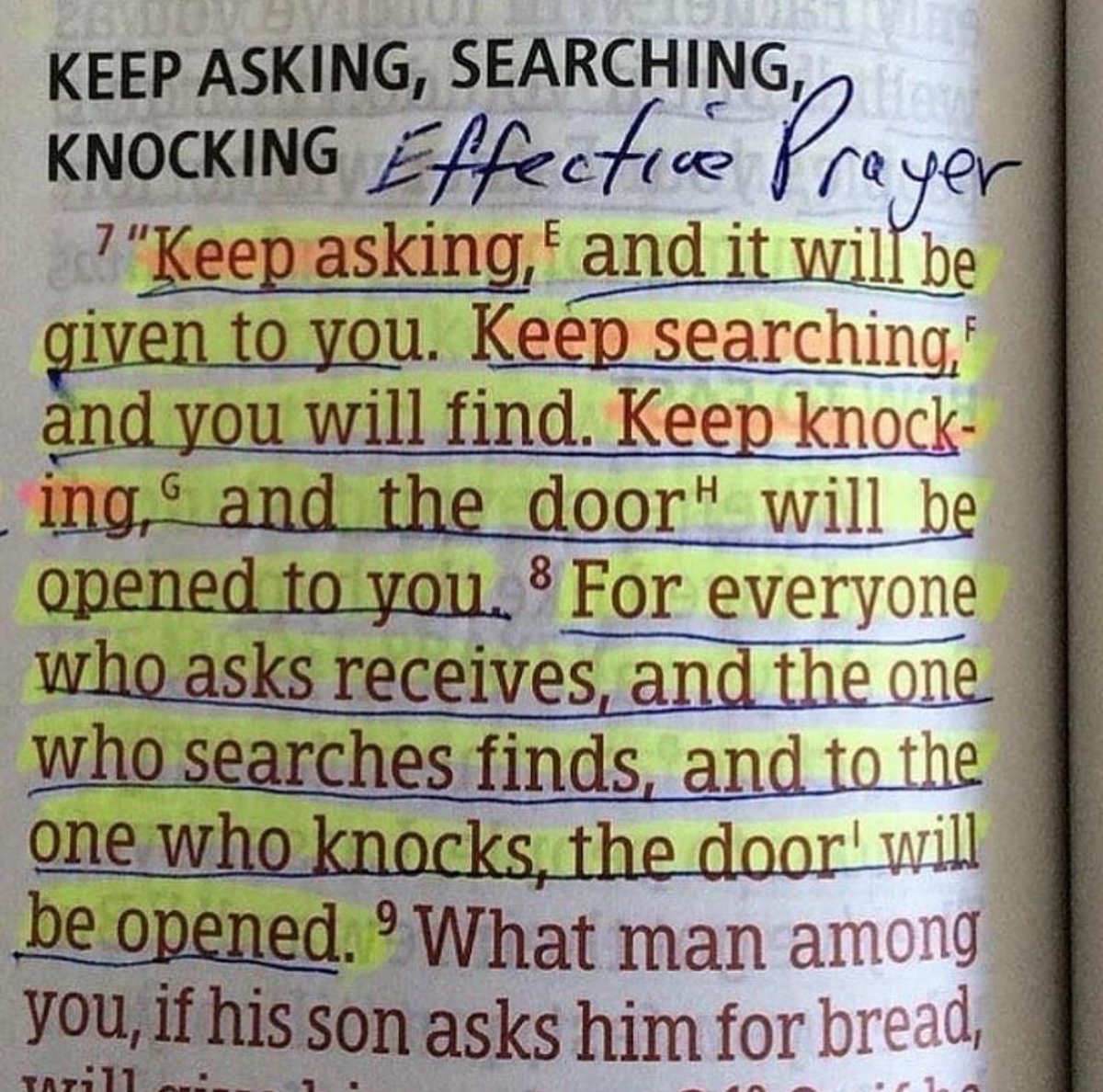Matthew 7:7