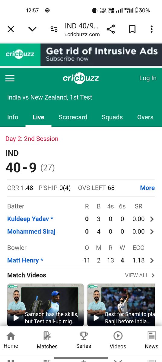 ये कैसा पिच है जिसपे 40 रन और 9 विकेट
#CricketTwitter #India #BCCI #TestCricket #ICC #TestMatch