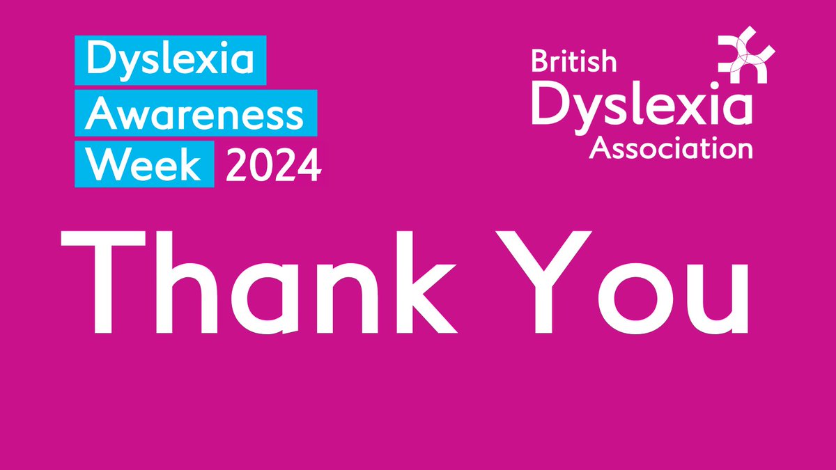 BDAdyslexia's tweet image. Dyslexia Awareness Week (DAW24) has finished for 2024 and what an amazing week it has been!  Thank you for your passion and commitment, you have helped raise awareness and empowered our community. Here’s to making a difference together! Read our review here:…