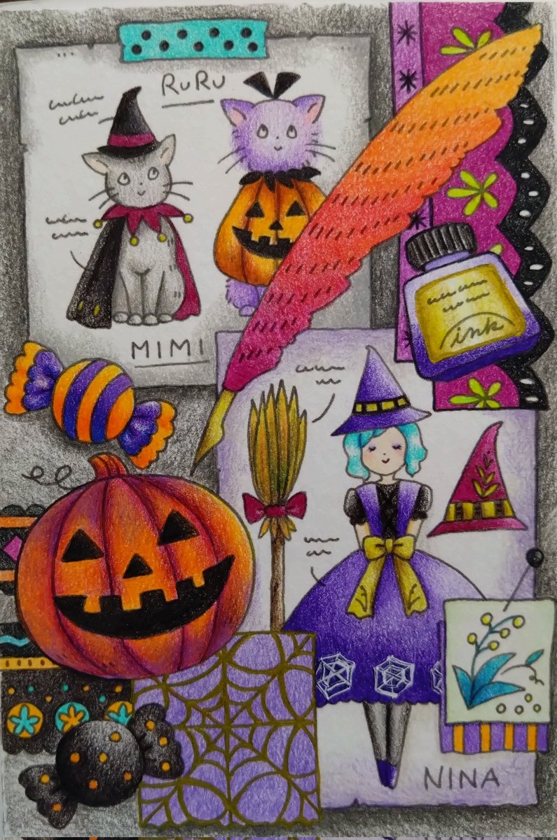 ハロウィンまであと２週間
もう１枚くらい塗れたらいいな🎃

#大人の塗り絵
#夢見る国の12か月