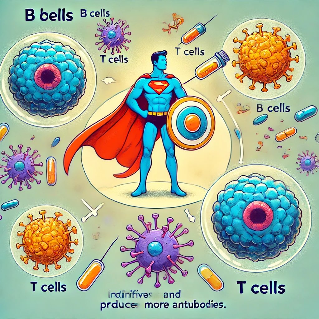mkoglu76's tweet image. Bu sistemin kahramanları ise B hücreleri, T hücreleri ve antikorlardır. Antikorlar, zararlı hücreleri tanır ve vücuttan atılmalarını sağlar. B hücreleri ise bu antikorları üretmek için devrede! #SavunmaHücreleri