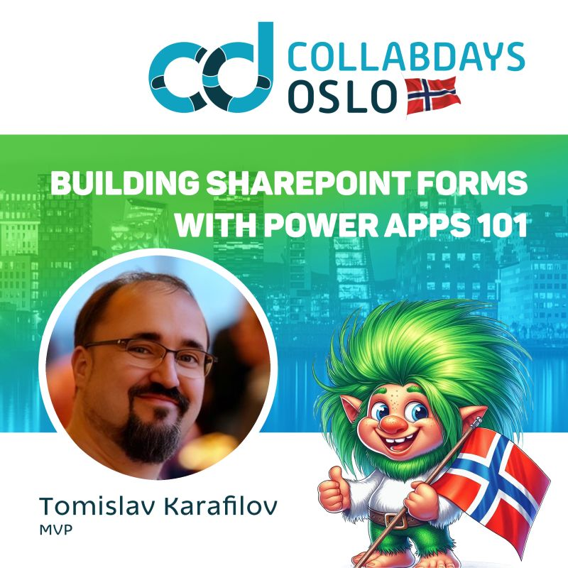 TKarafilov's tweet photo. #CollabDaysOslo November 30, 2024 #SharePoint #PowerApps https://t.co/FfRRb4yvfs