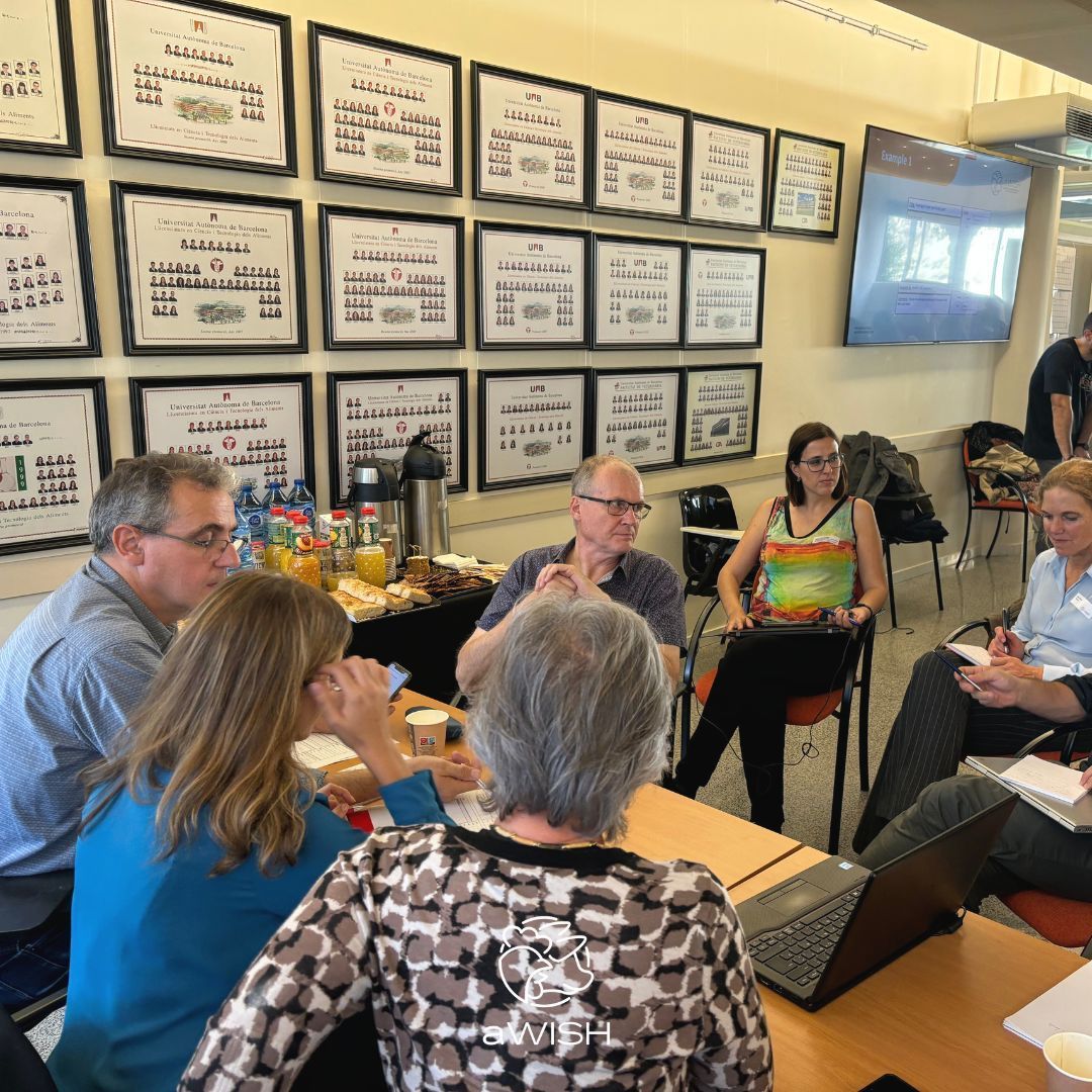 HEurope_aWISH's tweet photo. 🔉 Day 1 of the #aWISH Annual Meeting in Barcelona was a success!
🔎 Project partners focused on data platform details and analyzed aWISH interviews, ending with a visit to the Faculty of Veterinary Medicine.
Learn more: https://t.co/tVRCK39oFs
#Innovation #AnimalCare #HEurope https://t.co/zIdNuJxxci