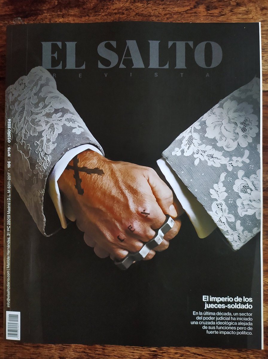 Aterriza el nuevo número de El Salto con otro portadón de los amigos <a href="/SanchoSomalo/">Sancho R. Somalo</a> y <a href="/byronmaher/">Byron Maher</a> 🔥