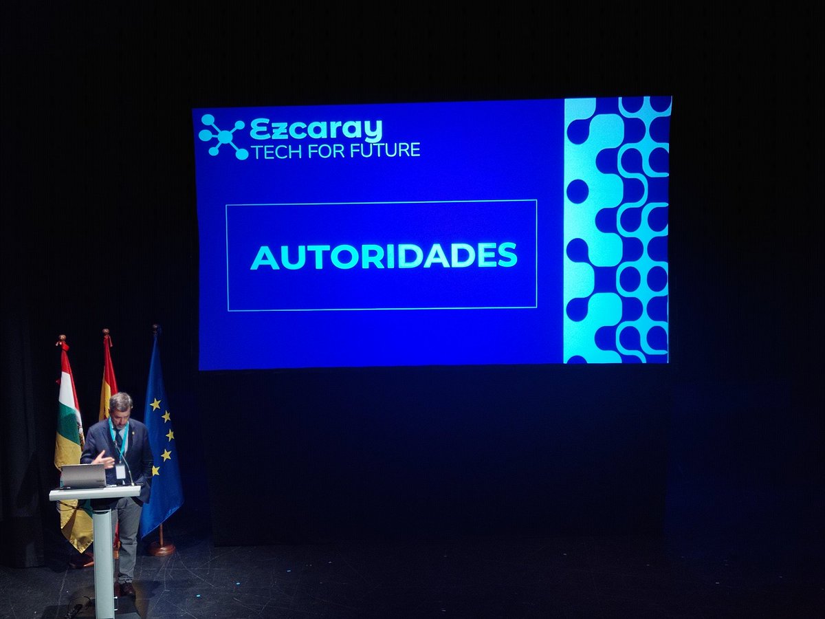 Inigo Zubizarreta (@izubnaf) on Twitter photo #EzcarayTechForFuture
El Sr.D. Salvador Gálvez, Decano del <a href="/COIIAR/">Ingenieros Industriales-Aragón y La Rioja</a> presenta nuestro Congreso Tecnológico sobre #DesarrolloRural y #TurismoSostenible #EzcarayTechForFuture
El Sr.D. Salvador Gálvez, Decano del <a href="/COIIAR/">Ingenieros Industriales-Aragón y La Rioja</a> presenta nuestro Congreso Tecnológico sobre #DesarrolloRural y #TurismoSostenible