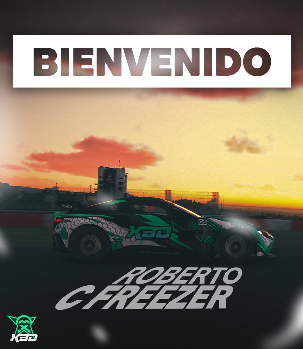 Seguimos con las presentaciones... 😗

Bonita mañana para presentar a <a href="/IZer91/">Roberto C Freezer</a> como nuevo Driver 😎

Tras un tiempo fuera del mundo del Sim Racing vuelve y con unas ganas tremendas 

¡Vamos Roberto! ✈️

Bienvenido a tu nueva casa crack.

#GreenPower #GoXBD