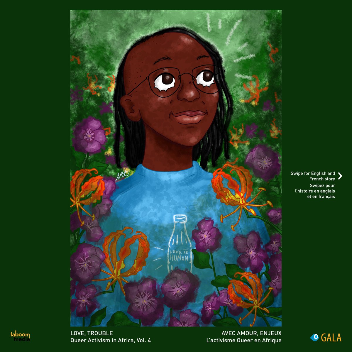 taboommedia's tweet photo. Finally, this story is by @aqueerian from @galck_ke, and illustrated by Emma Rødseth-Terblanche.
https://t.co/CNqCT3caZr
Come back next week for the next three stories 🥳
#LoveTrouble #QueerStories #QueerActivism #QueerRights #QueerArchive #QueerAfrica
3/3 https://t.co/QaYLHEekrz