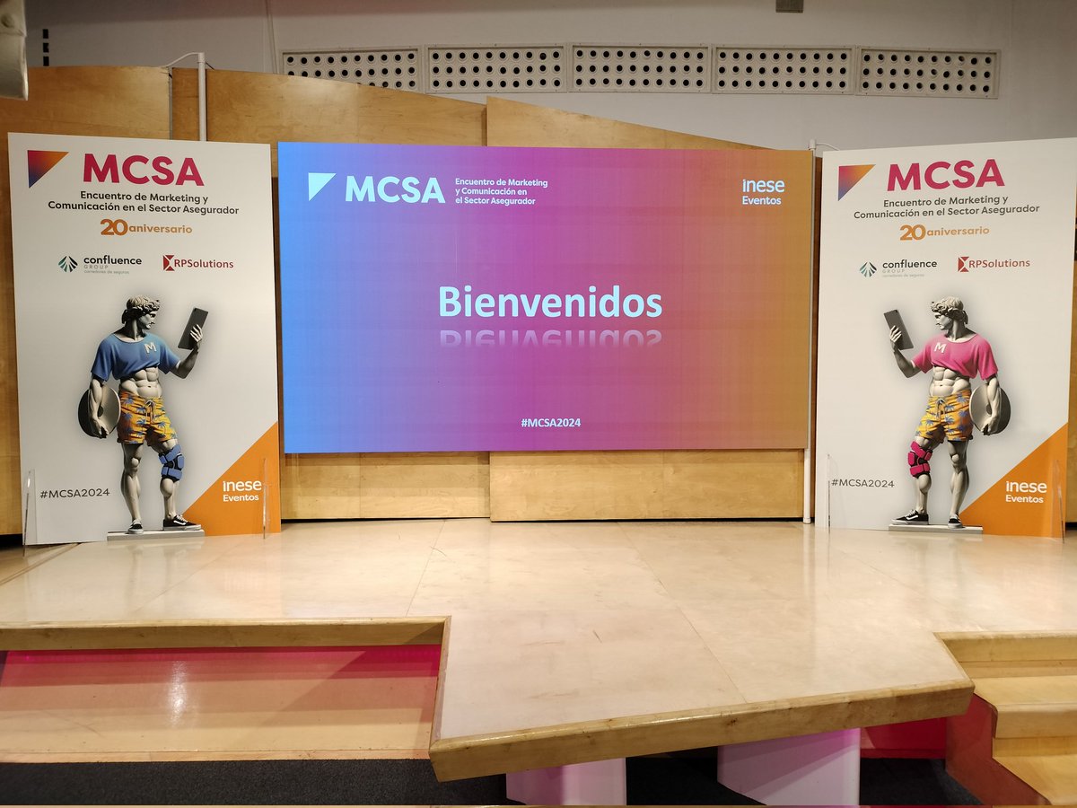 Comienza el XX Encuentro de Marketing y Comunicación en el Sector Asegurador 
#MCSA2024 <a href="/Inese_seguros/">INESE</a>