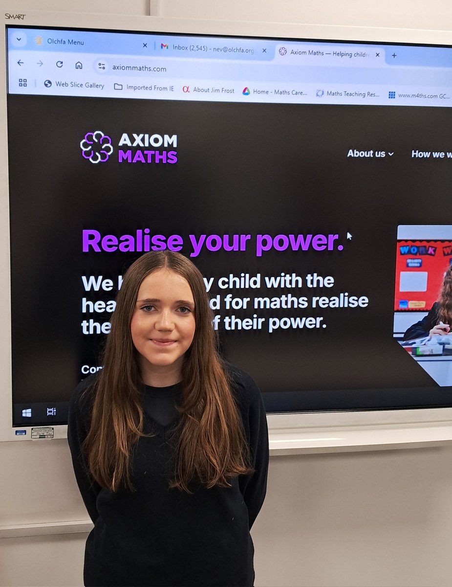 Olchfa Mathematics & Computing (@compmathsolchfa) on Twitter photo Last year Aydin, Felix, Rebecca, Leon, Lucas, Yu Han, Andrew, Yasin, Elodie and Constance enjoyed developing their problem solving skills in <a href="/AxiomMaths/">Axiom Maths</a> Circles and they look forward to more this year! We have now nominated three more Y7 pupils for this year! #exciting #LoveMaths Last year Aydin, Felix, Rebecca, Leon, Lucas, Yu Han, Andrew, Yasin, Elodie and Constance enjoyed developing their problem solving skills in <a href="/AxiomMaths/">Axiom Maths</a> Circles and they look forward to more this year! We have now nominated three more Y7 pupils for this year! #exciting #LoveMaths