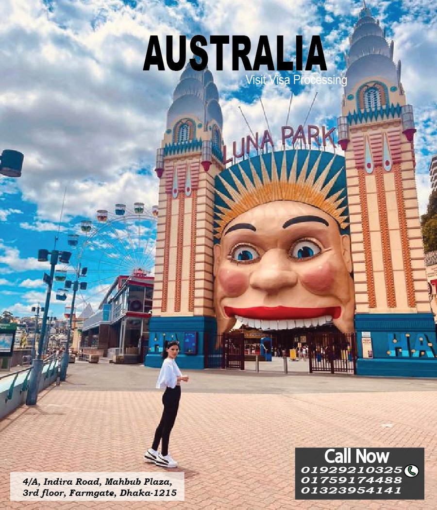 EuroVfs44676's tweet photo. Wanna see beauty of Australia

📷Contact us: 01929210325(WhatsApp)
01759174488
01323954141
📷 Visit our office: 4/A, Indira Road, Mahbub plaza, 3rd floor,
Farmgate, Dhaka - 1215.

#eurobanglavisaconsultancy #australiavisitorvisa #immiaustralia #australianvisitvisa https://t.co/AhbfNGns1k