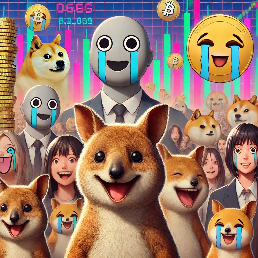 Quokkas smile through chaos, and so will you—whether it’s profit or doom. 🐨💀 Hold on to $QOKK, the ride’s just getting started. Find us on pumpfun!  #QOKK #LaughOrCry <a href="/WeAreQuokka/">Quokkacoin</a> $NPC $SHIB $ETH $BTC