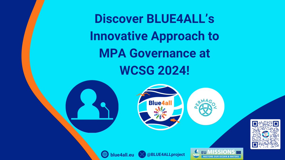 BLUE4ALL (@blue4allproject) on Twitter photo 🌍 At #WCSG2024, our <a href="/TomasBuitendijk/">Tomas Buitendijk</a> will discuss how #MPAs can drive sustainable governance 🌊
👉🏻Meanwhile, <a href="/MosesAdjei20/">Moses Adjei</a>, also part of <a href="/Permagov_EU/">PERMAGOV</a>, will present insights from Torre Guaceto #MPA, focusing on co-management challenges shaped by discourses and power dynamics. 🌍 At #WCSG2024, our <a href="/TomasBuitendijk/">Tomas Buitendijk</a> will discuss how #MPAs can drive sustainable governance 🌊
👉🏻Meanwhile, <a href="/MosesAdjei20/">Moses Adjei</a>, also part of <a href="/Permagov_EU/">PERMAGOV</a>, will present insights from Torre Guaceto #MPA, focusing on co-management challenges shaped by discourses and power dynamics.