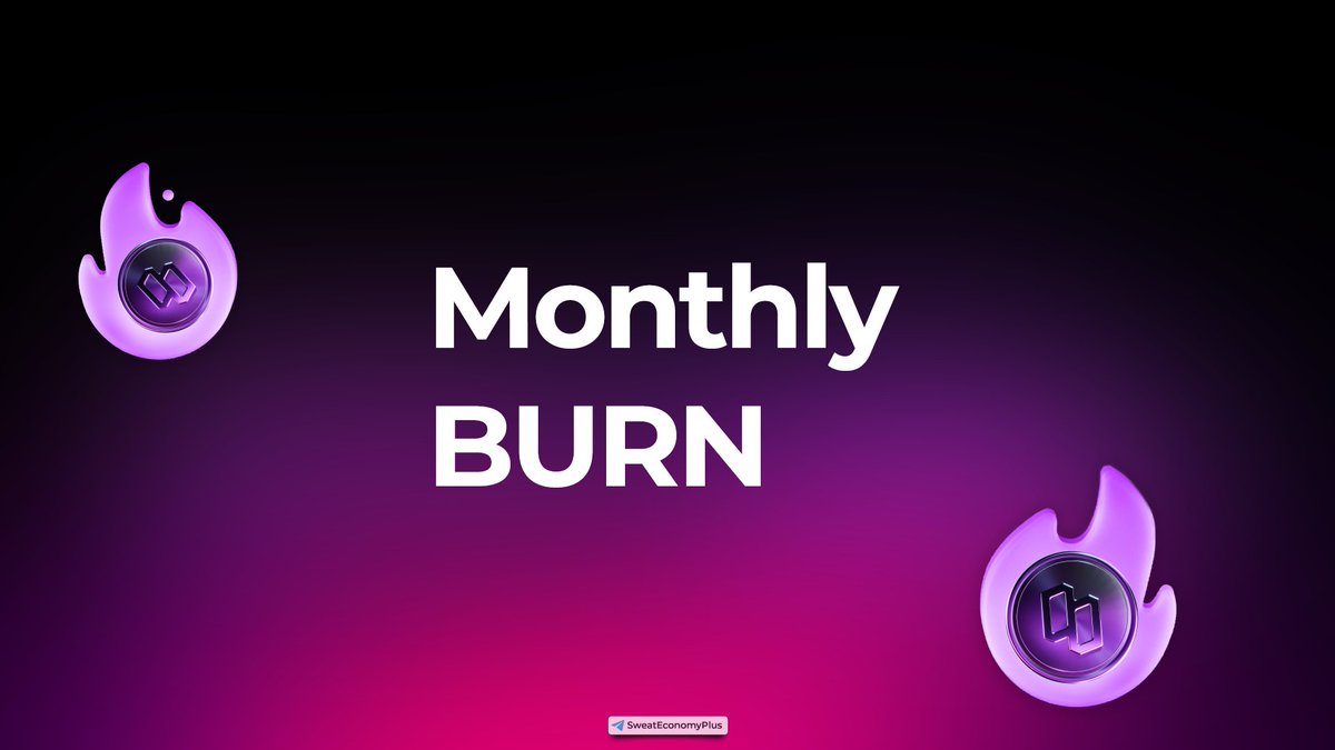 SweatBreaking's tweet photo. 🔥 The Sweat Foundation will burn unclaimed TGE $SWEAT tokens monthly instead of one mega burn.

This cautious approach helps avoid negative signals that could impact the token’s ranking on platforms like CoinGecko and CoinMarketCap. 📊 https://t.co/anzzROsJa1