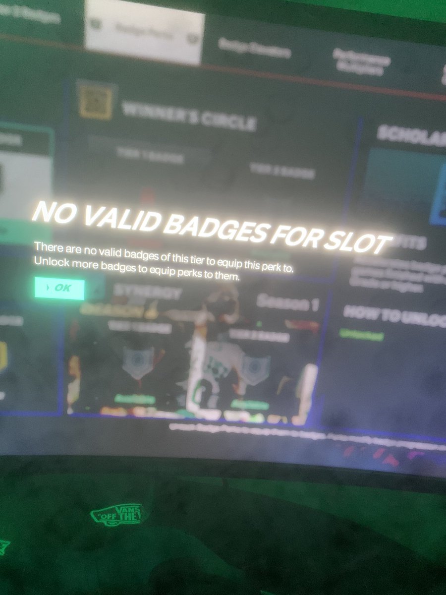 DMelv23_'s tweet photo. @Beluba can we fix this bug with the badges after maxing them out can can’t use your tier perks https://t.co/wXyRrD6t12