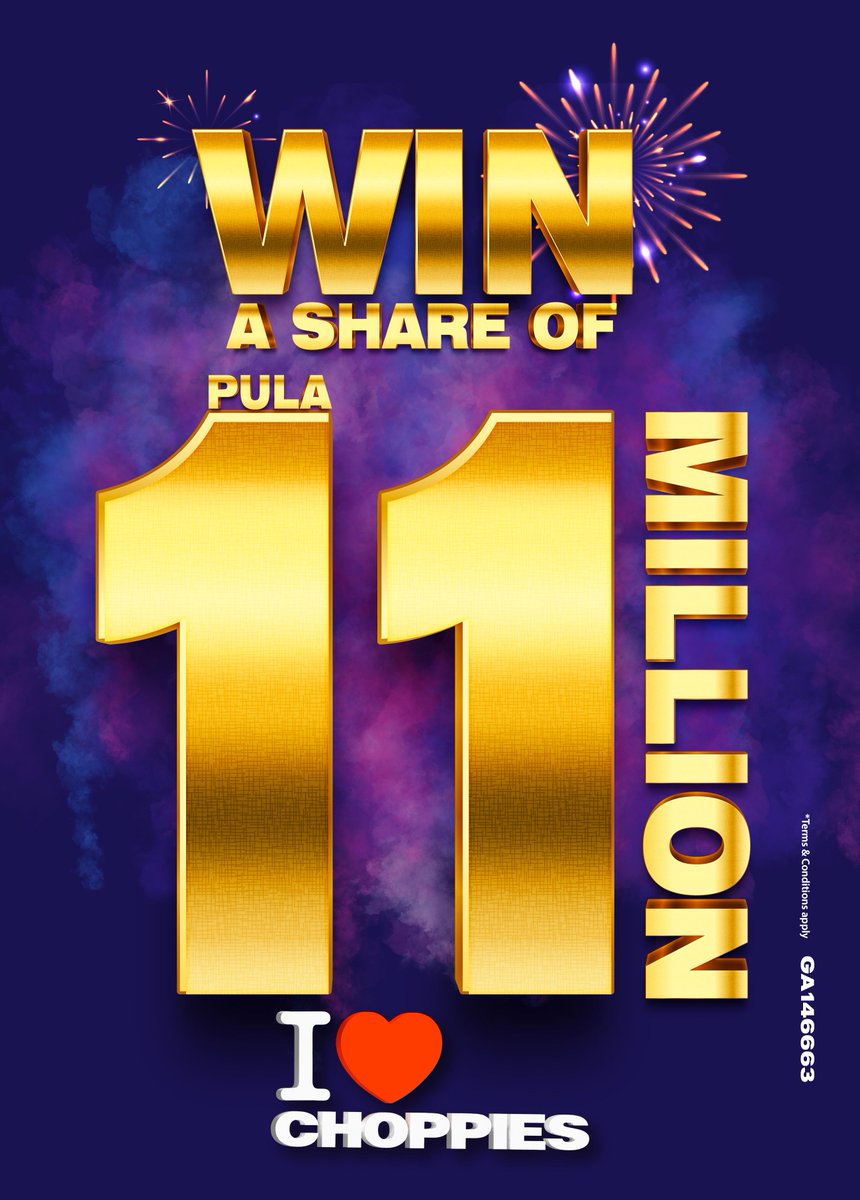 Here's some things you need to know about the biggest #competition in Botswana-
1. NO minimum #purchase
2. #No need to get a loyalty card. It's as easy as buying any participating products of any value
3. You can easily enter without filling out any form at any