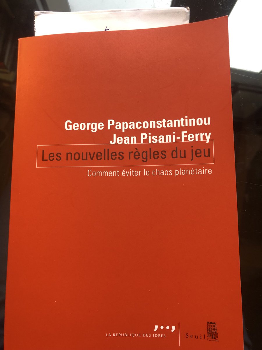.⁦<a href="/pisaniferry/">Jean Pisani-Ferry</a>⁩ &amp; ⁦<a href="/gpapak/">Papaconstantinou G</a>⁩ (⁦<a href="/EditionsduSeuil/">Éditions du Seuil</a>⁩, 2024) qui proposent un état de lieu clinique des mécanismes de gouvernance : santé publique, commerce, finances, climat, numérique… Conclusion sur l’Europe qui « doit enfin accepter d’être diluée ». A lire.