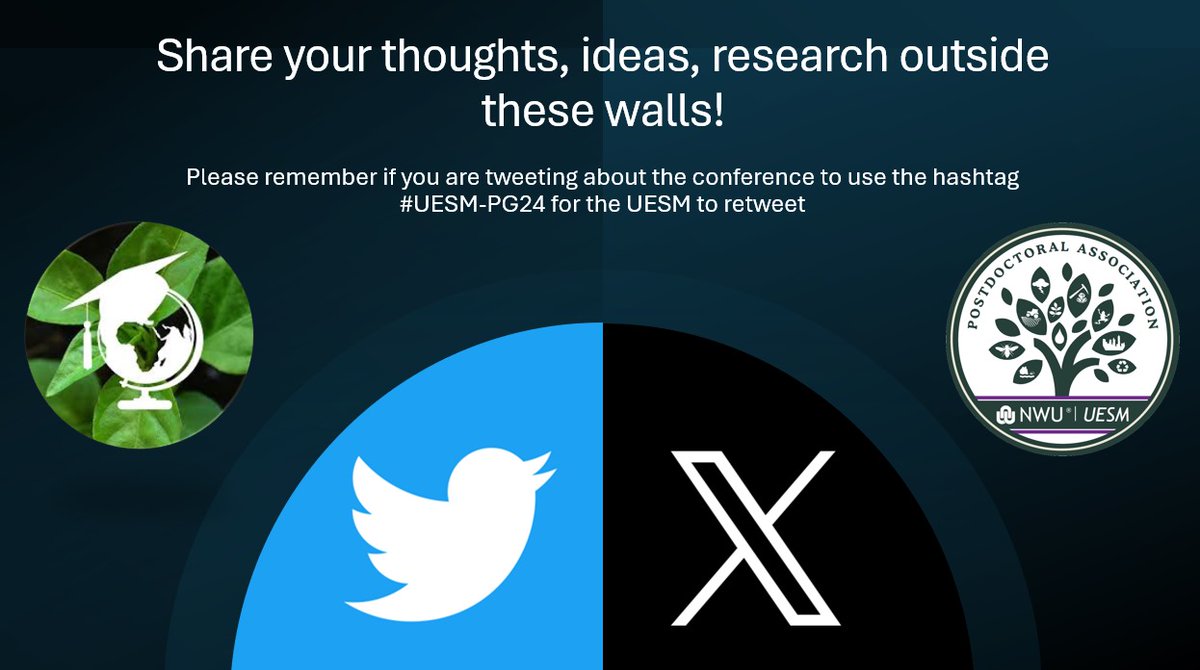 Dr Cormac Price (@c_mrprice) on Twitter photo For those attending don't forget to use the #UESM-PG24 for the <a href="/NWU_UESM/">NWU Unit for Environmental Sciences and Management</a> to find your tweets For those attending don't forget to use the #UESM-PG24 for the <a href="/NWU_UESM/">NWU Unit for Environmental Sciences and Management</a> to find your tweets