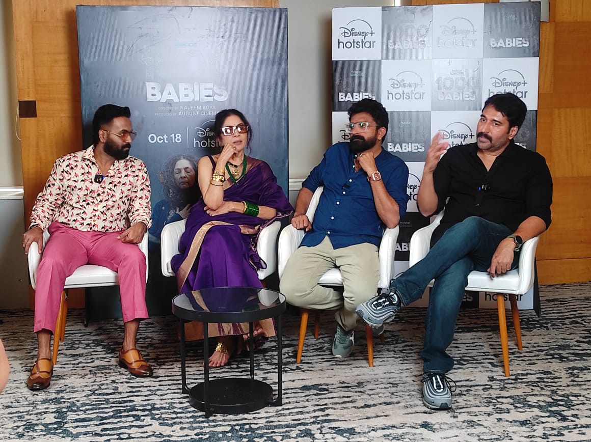 CinemaNagaram's tweet image. Time to buckle up for a scintillating series

@actorrahman and his crew of #1000Babies during the promotional interview with India&apos;s leading YouTuber #SiddharthKannan in Mumbai. 

Worldwide premiere from tomorrow on #DisneyPlusHotstar 

@ajay_64403
@johnsoncinepro