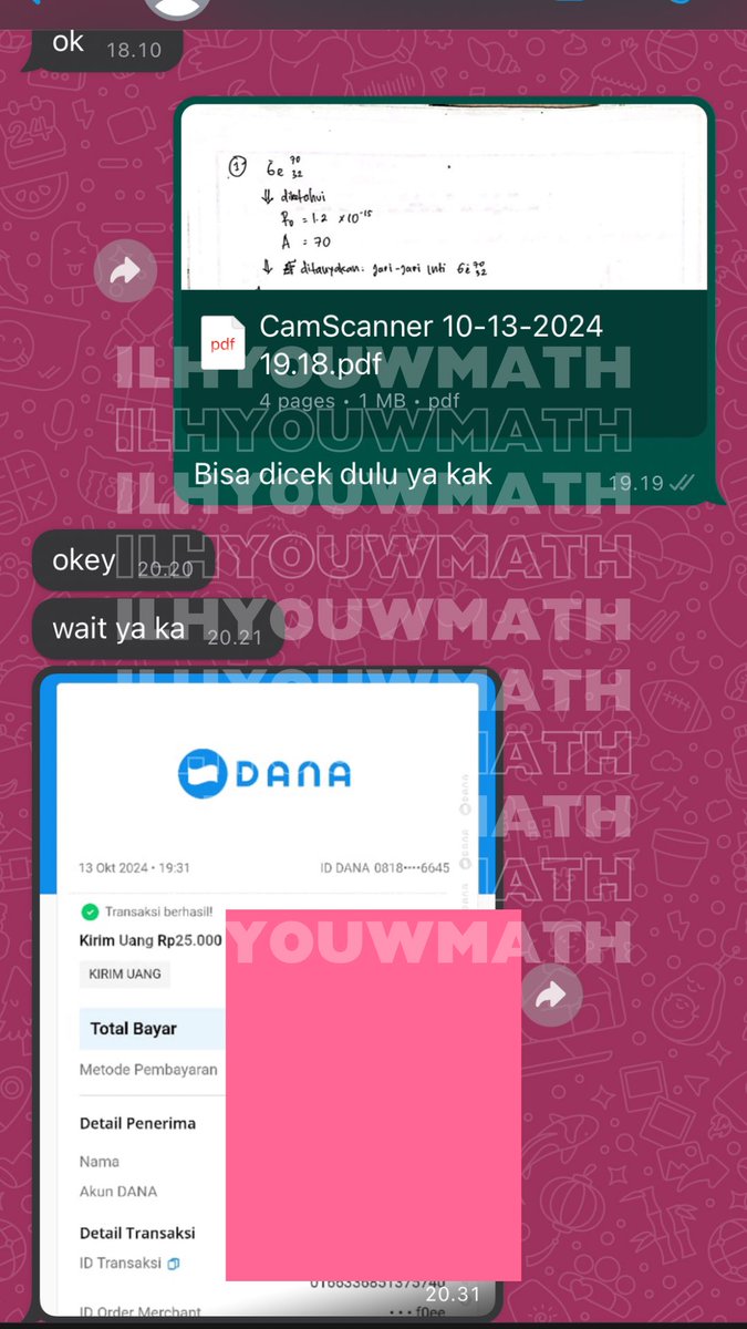 ilhyouwmath's tweet photo. | testi joki tugas by @ilhyouwmath 100% real 

〔175〕 Inti atom &amp; Radioaktivitas
〔176〕 PPT dari makalah
〔177〕 PPT dari Makalah https://t.co/hFExI38E8l