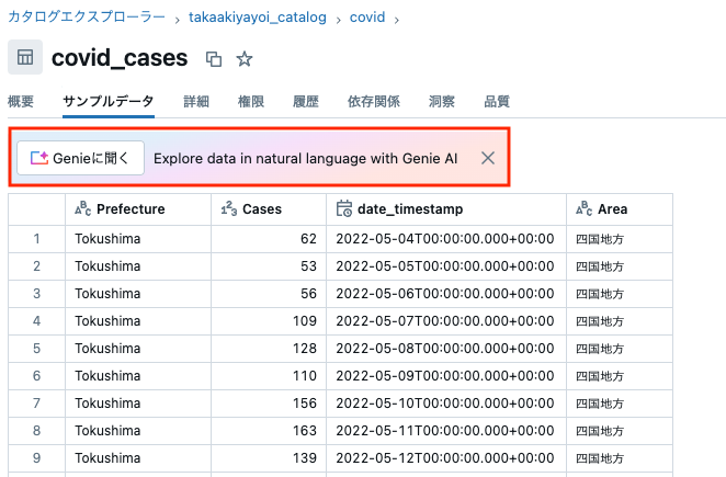 taka_aki's tweet image. DatabricksのカタログエクスプローラからクイックにGenieにアクセスできるようになりました！

DatabricksのカタログエクスプローラからGenieにクイックアクセス #Databricks_AI_BI - Qiita qiita.com/taka_yayoi/ite…
