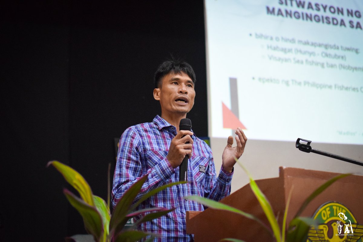 angmangingisda's tweet photo. At this point, Melbert Balbon of PAMALAKAYA Panay will present a situationer of the fisheries sector in Panay.
#BUGTAW
#PeasantMonth2024 https://t.co/qutaqMScub