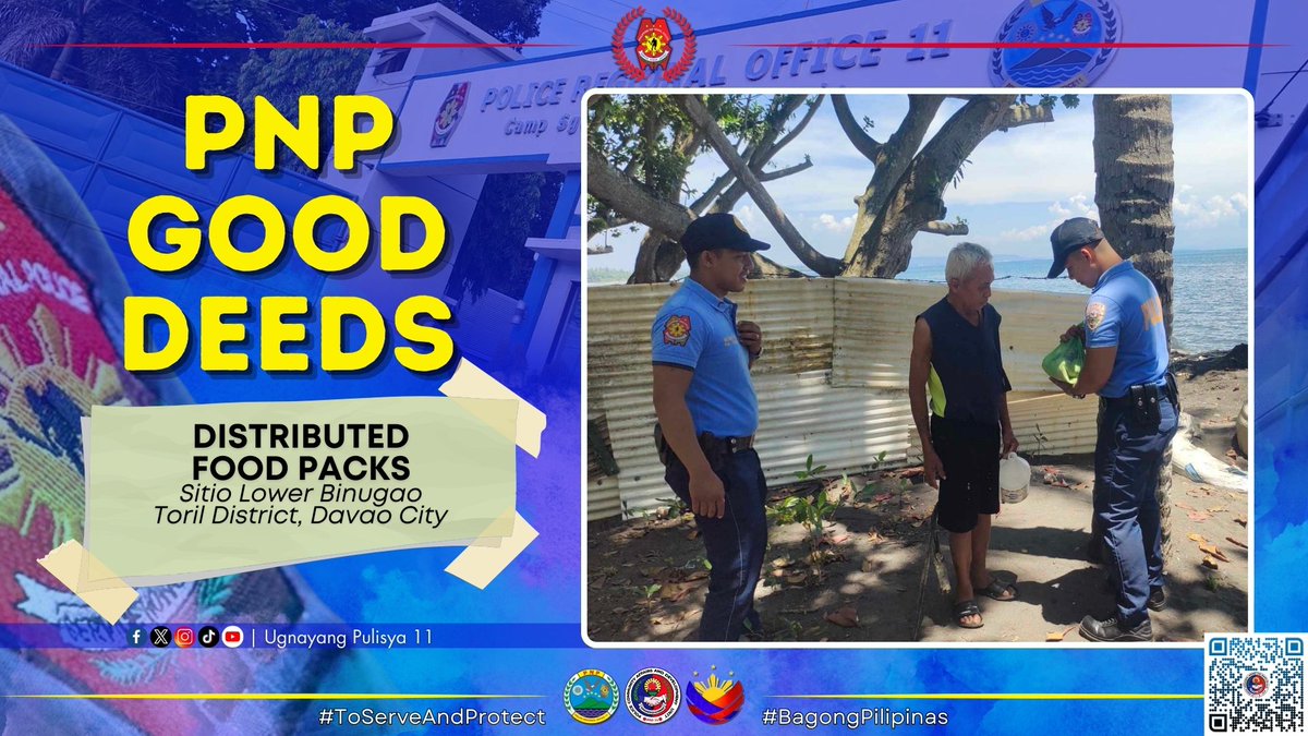 davao_pcadg's tweet photo. PNP GOOD DEEDS | DCPO R-PSB Cluster 1

**Para sa iba pang detalye, bisitahin:
https://t.co/JJfuEMYXqC

#PNPGoodDeeds
#TeamPRO11
#ToServeAndProtect
#BagongPilipinas 
#UgnayangPulisya11
#DitoSaBagongPilipinasAngGustoNgPulisLigtasKa https://t.co/bBayaiL7qP