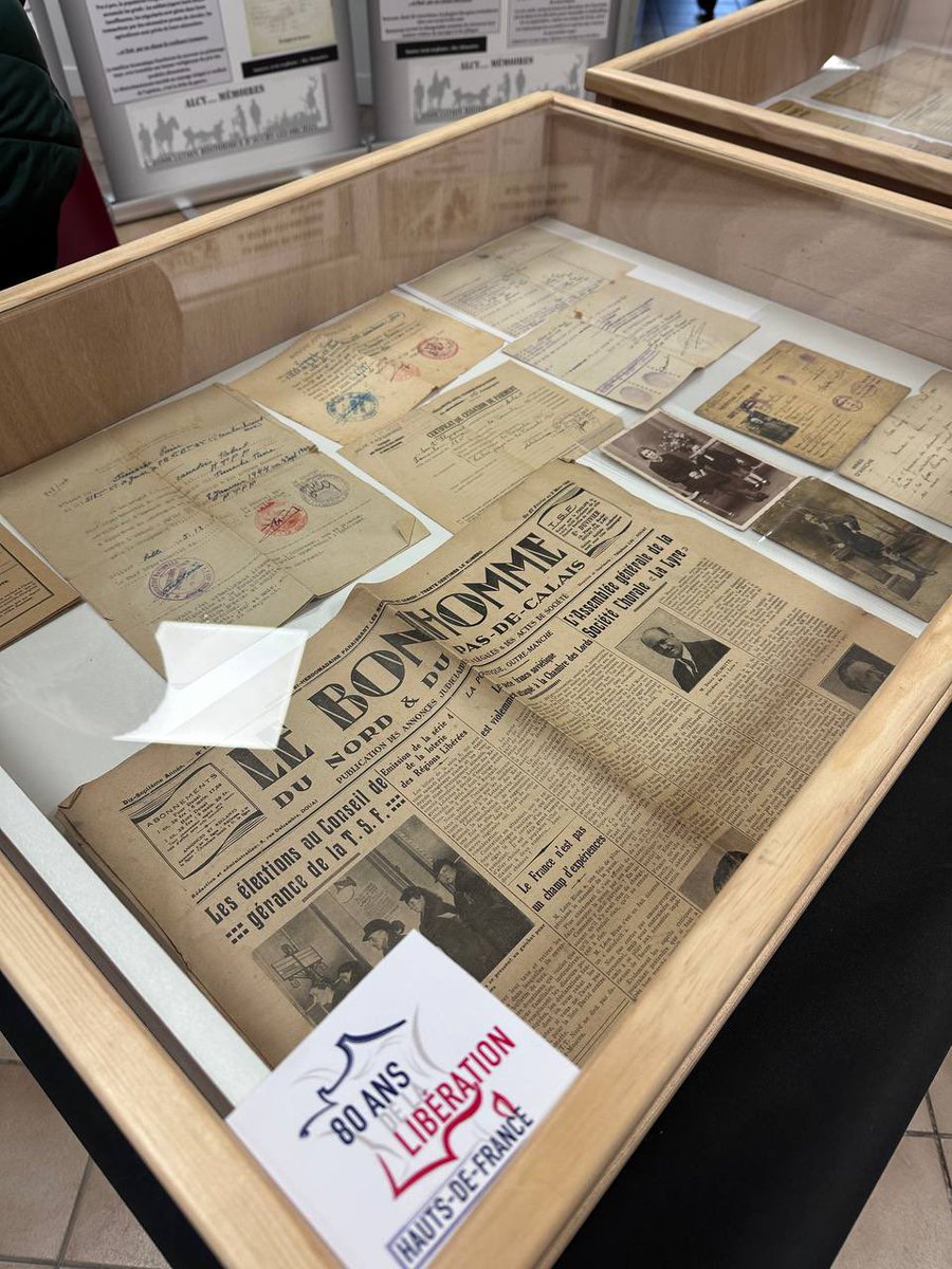 MarchioMatthieu's tweet photo. 👉🏻 Ce week-end, après la cérémonie des 80 ans de la victoire et de la libération de #Vred, je suis allé voir l’exposition au foyer rural.

🇫🇷 Très fier et heureux de découvrir des archives mais aussi des portraits de résistants qui se sont dressés en défiance de la tyrannie. https://t.co/byusxhSKtp