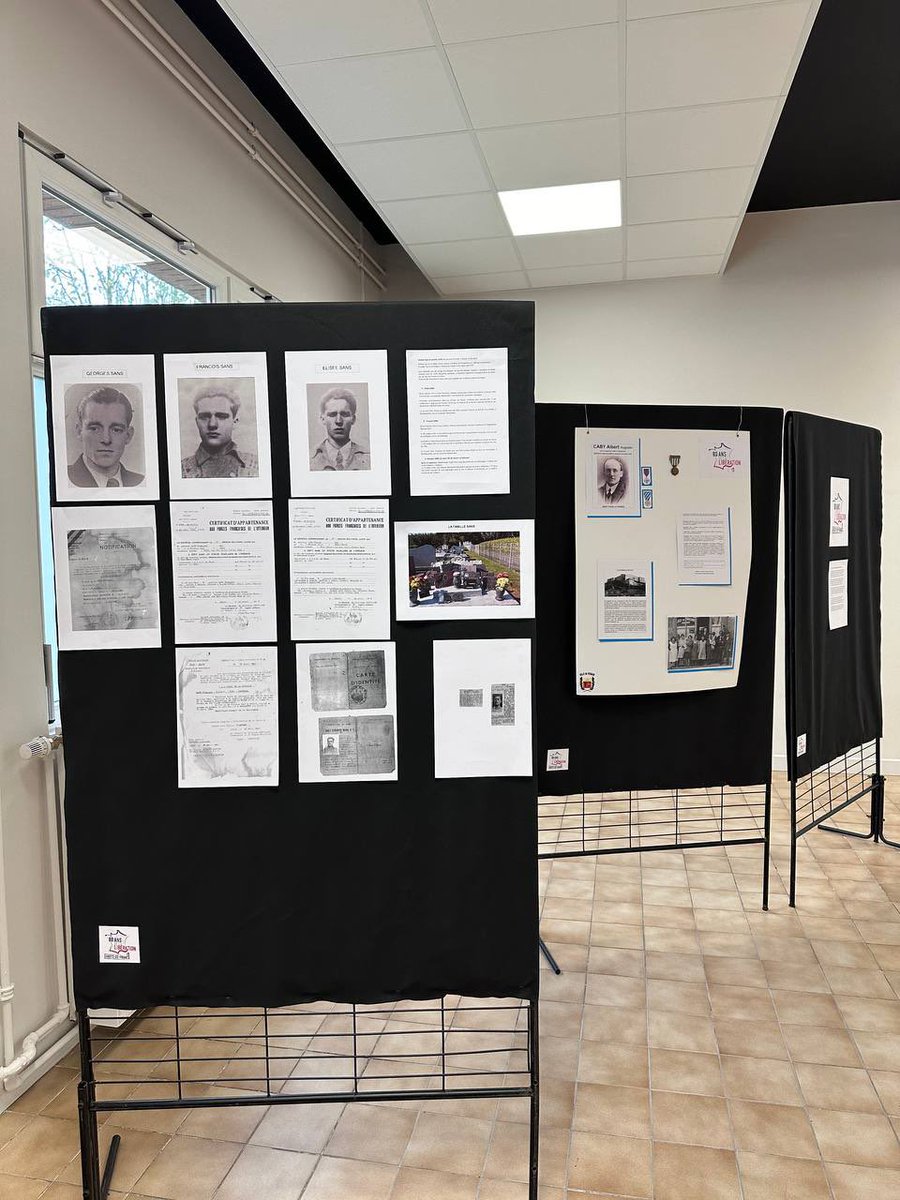MarchioMatthieu's tweet photo. 👉🏻 Ce week-end, après la cérémonie des 80 ans de la victoire et de la libération de #Vred, je suis allé voir l’exposition au foyer rural.

🇫🇷 Très fier et heureux de découvrir des archives mais aussi des portraits de résistants qui se sont dressés en défiance de la tyrannie. https://t.co/byusxhSKtp
