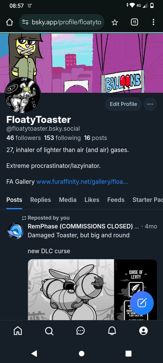 Floaty Toaster tweet media