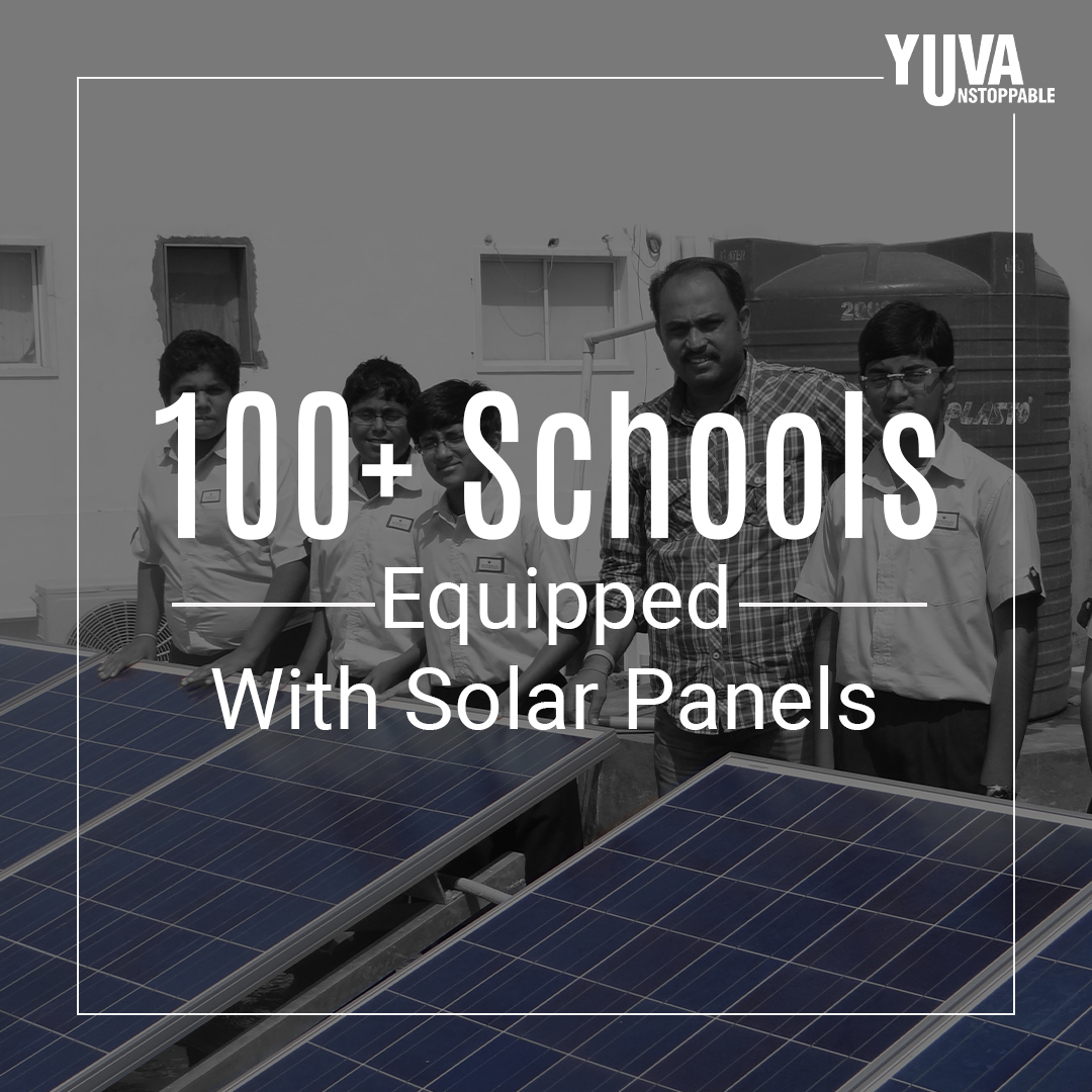 Yuva is fostering a future where sustainability and learning go hand in hand. Having powered over 100 schools with solar panels already, we're keeping the momentum going for a brighter, greener tomorrow! 🌤️👏🏻
.
.
.
.
#yuvaunstoppable