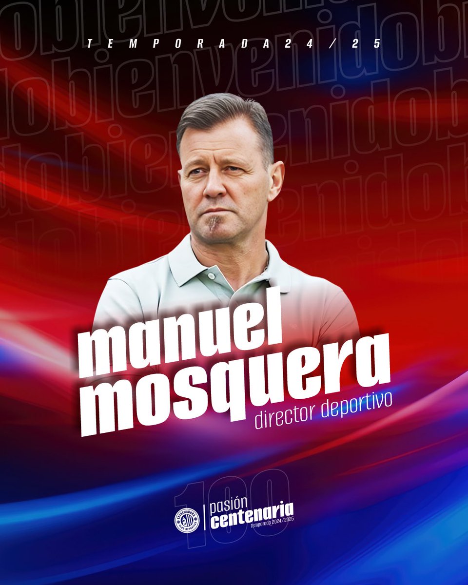 CDExt1924's tweet photo. ✍️ Manuel Mosquera, nuevo Director Deportivo del CD Extremadura.

🥹 ¡Vuelve la leyenda!

💙❤️ ¡Bienvenido a la que ha sido y siempre será tu casa! 

#PasiónCentenaria #BienvenidoManuel https://t.co/uB1avWtgty