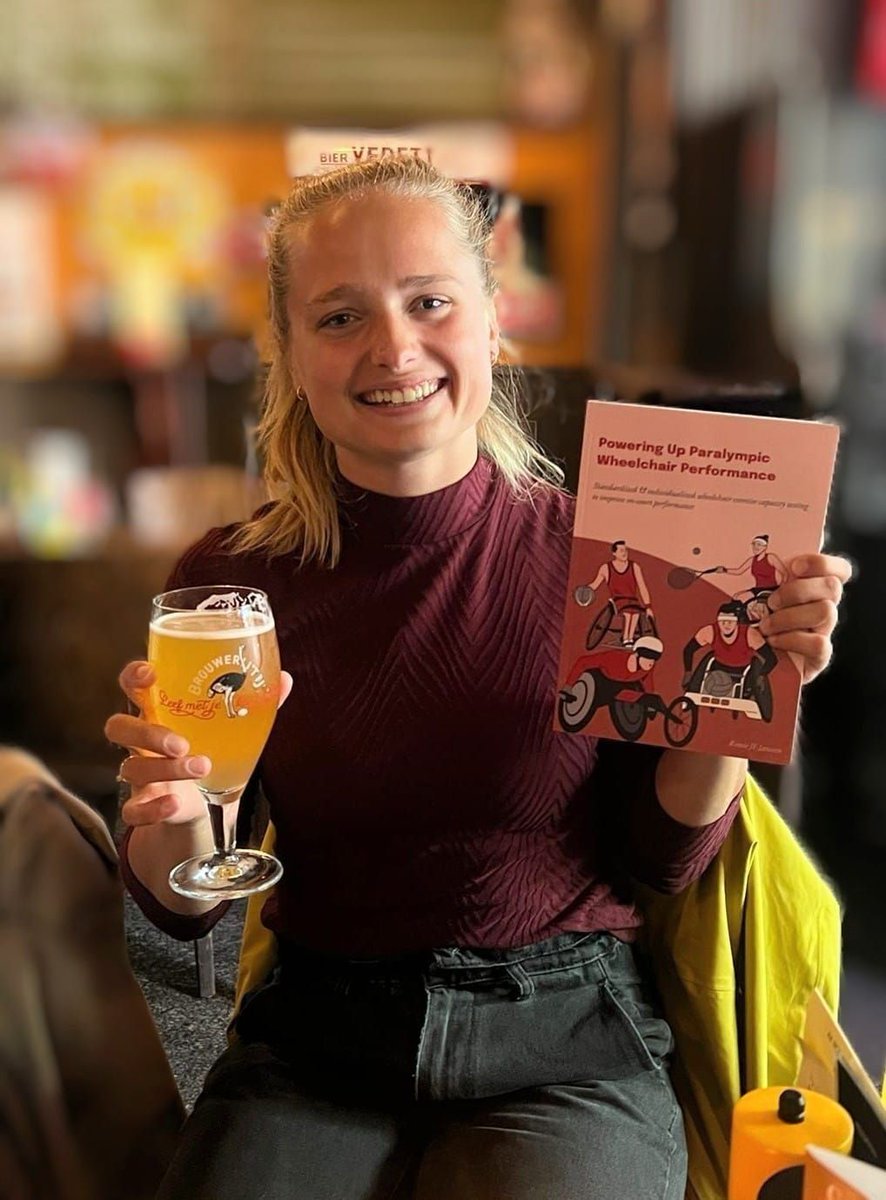 On Friday 25 October at 11.00, Rowie Janssen will defend her PhD thesis 'Powering Up Paralympic Wheelchair Performance' at the Academy Building <a href="/univgroningen/">University of Groningen</a>! buff.ly/48cp0fl <a href="/RowieJanssen/">Rowie Janssen</a>