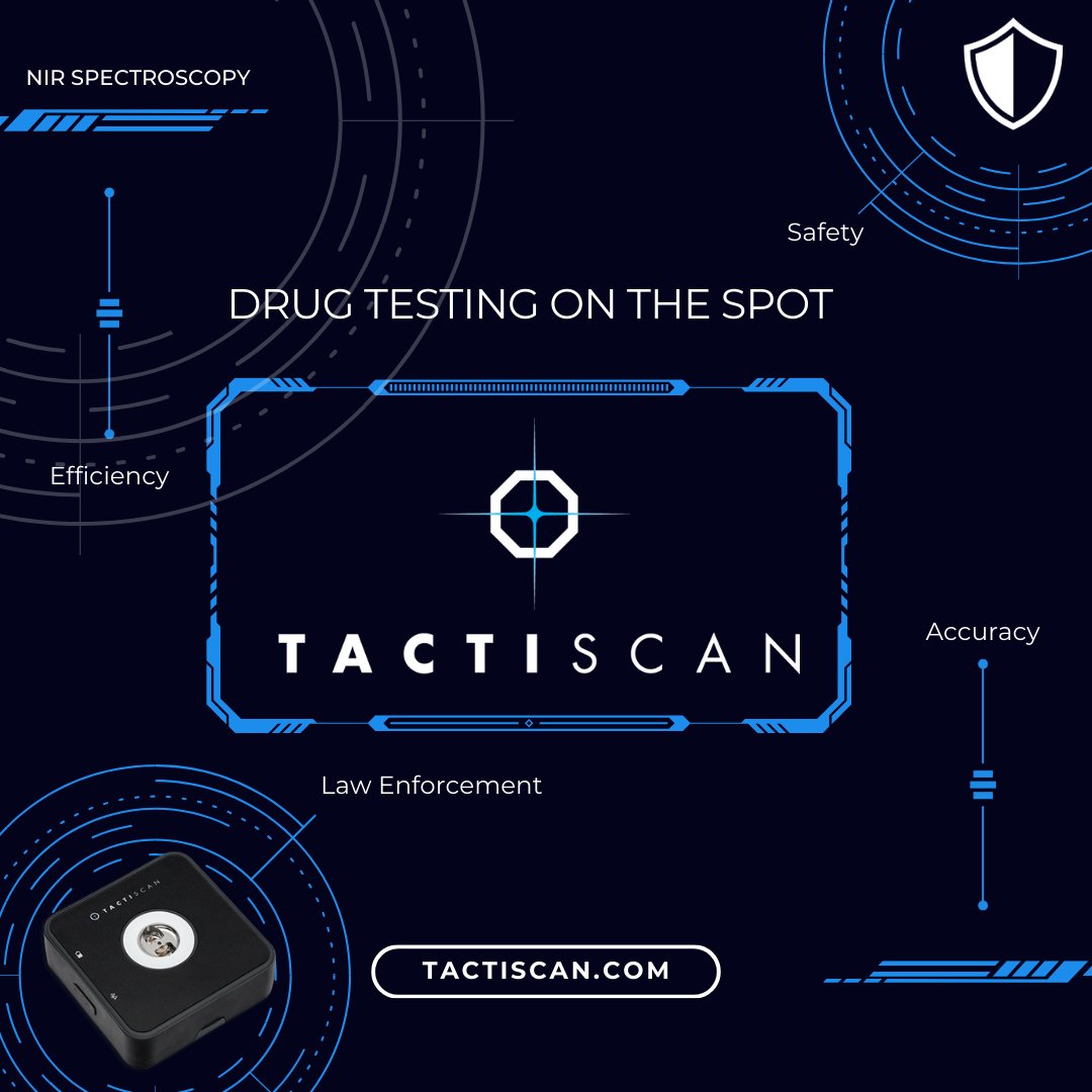 TactiScan's tweet image. Narcotics or harmless substance? Certainty in seconds.
Small hand-held scanners help law enforcement to recognise drugs directly on site.

#police #polizei #customs #zoll #drug screening #dea #btm #cannabis #thc #nynomic