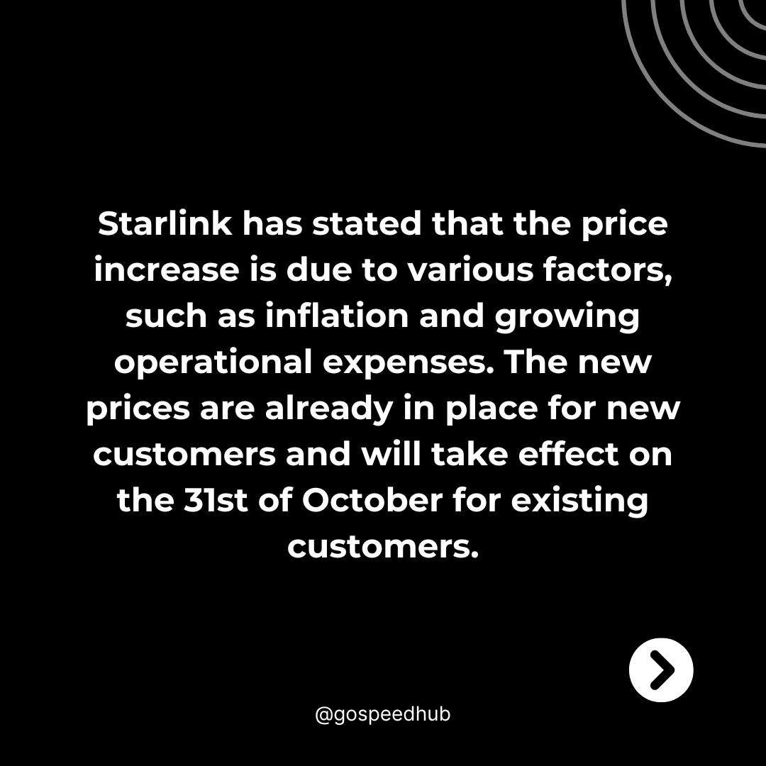 GoSpeedHub's tweet photo. Do you think the price increase will affect the number of subscribers in Nigeria?
Share your thoughts on the situation in the comments section below.Β
#STARLINK #starlinkNigeria #SPACEX #Internet #ElonMusk #internetprovider #nationalgrid #FutureWithMTNN #data #AIart #gospeedhub https://t.co/A3cvKnTJUR