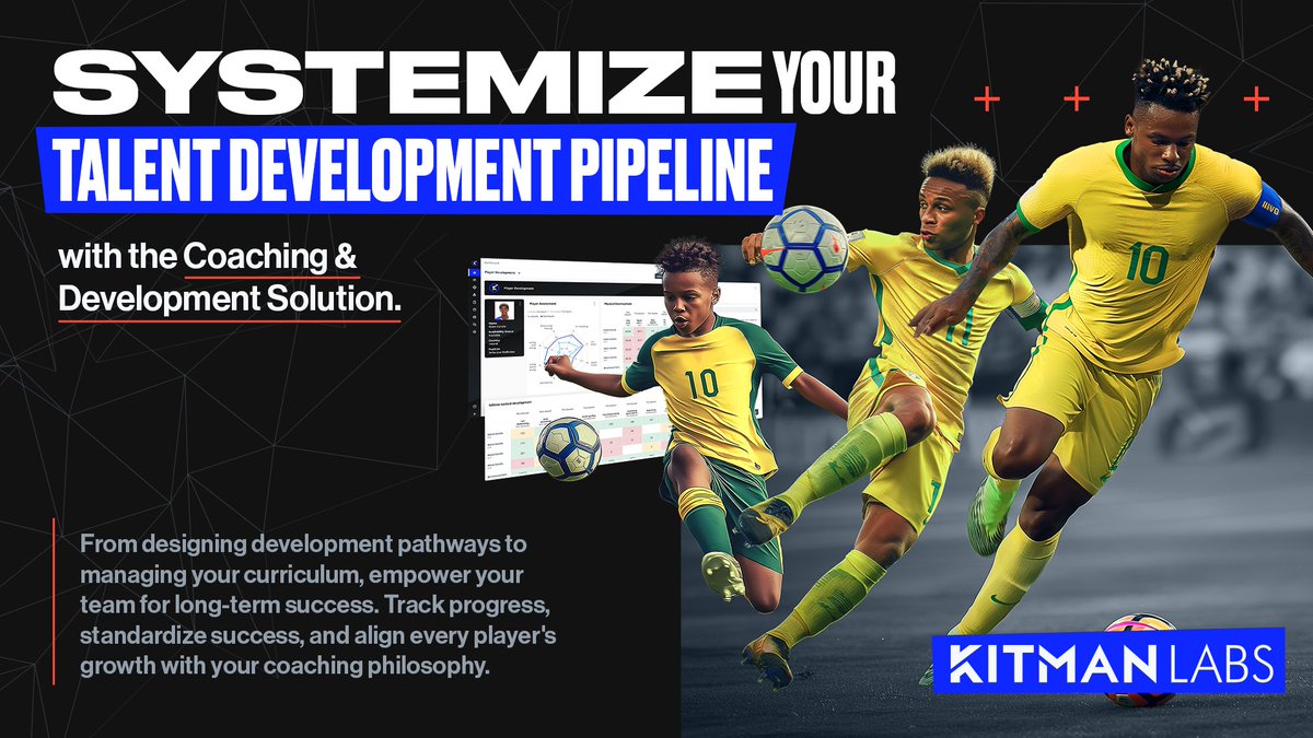 KitmanLabs's tweet image. Revamp your club's athlete development approach with the Coaching &amp;amp; Development Solution from Kitman Labs. Track progress, standardize success, &amp;amp; align every player's growth with your coaching philosophy.

Learn More: bit.ly/4dppArv

#AthleteDevelopment #PlayerPathways