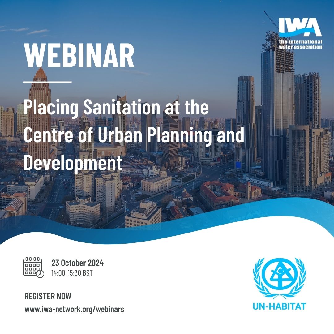 International Water Association (@iwahq) on Twitter photo How can we ensure that #sanitation is prioritised in #UrbanPlanning and #development? 🌍Join our upcoming webinar with <a href="/UNHABITAT/">UN-Habitat</a> to explore strategies for integrating sanitation and #WastewaterManagement into city planning. 📅23 Oct 2024 🕰️ 14:00 iwa-network.org/learn/placing-… How can we ensure that #sanitation is prioritised in #UrbanPlanning and #development? 🌍Join our upcoming webinar with <a href="/UNHABITAT/">UN-Habitat</a> to explore strategies for integrating sanitation and #WastewaterManagement into city planning. 📅23 Oct 2024 🕰️ 14:00 iwa-network.org/learn/placing-…
