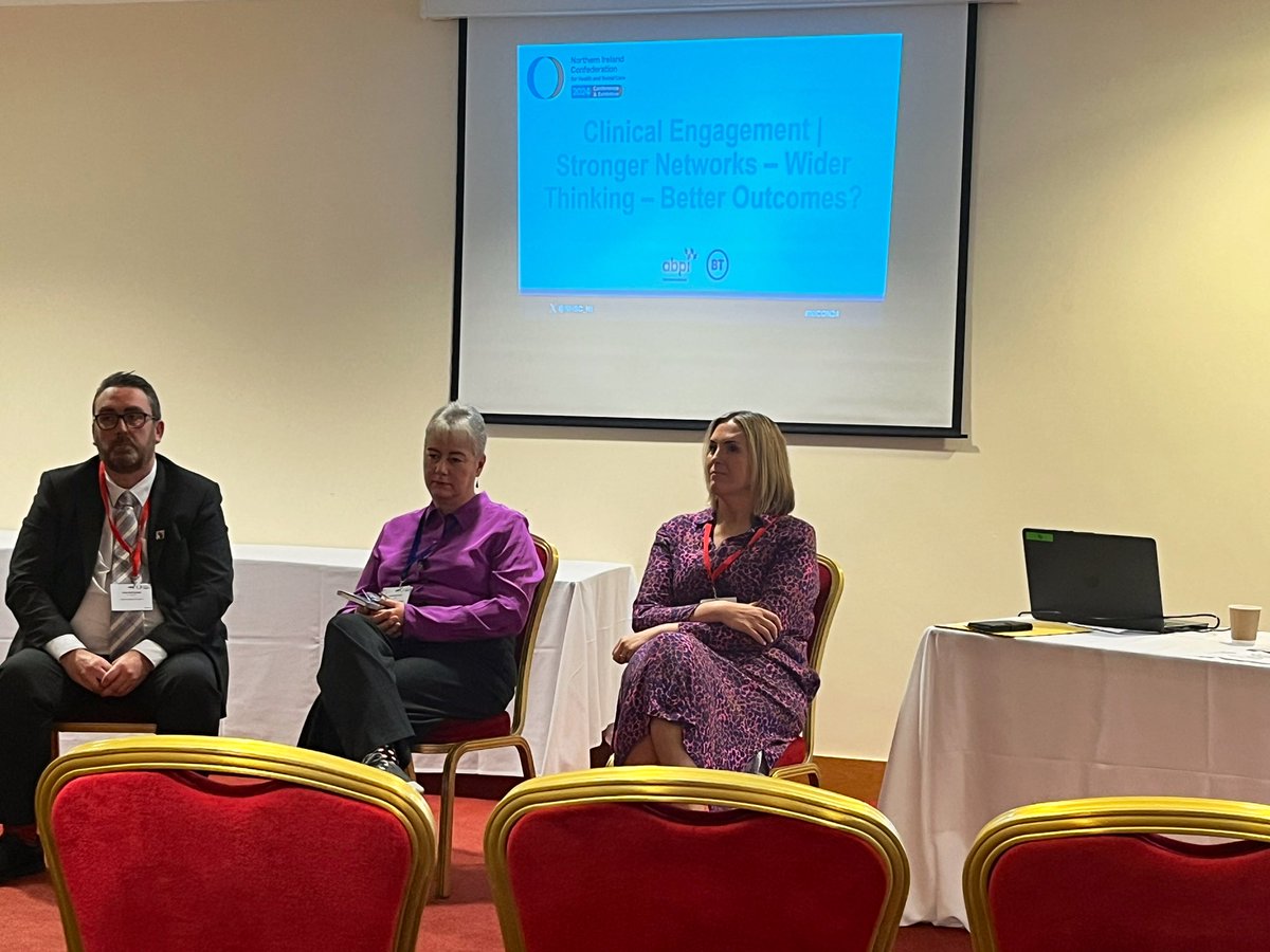 Really encouraging discussions this morning about strength in coming together &amp; recognising the importance of skill mix and multi disciplinary working! AHPs have much to offer the health service challenges <a href="/ahpfni/">Allied Health Professions Federation NI</a> <a href="/NHSC_NI/">NI Confederation for Health & Social Care (NICON)</a> <a href="/tennysonCAHPO/">Professor Michelle Tennyson</a> <a href="/RCOTPolicyNI/">RCOT Policy Northern Ireland</a> <a href="/CoraRegan2/">Cora Regan</a> <a href="/BDANIreland/">BDA Northern Ireland</a>