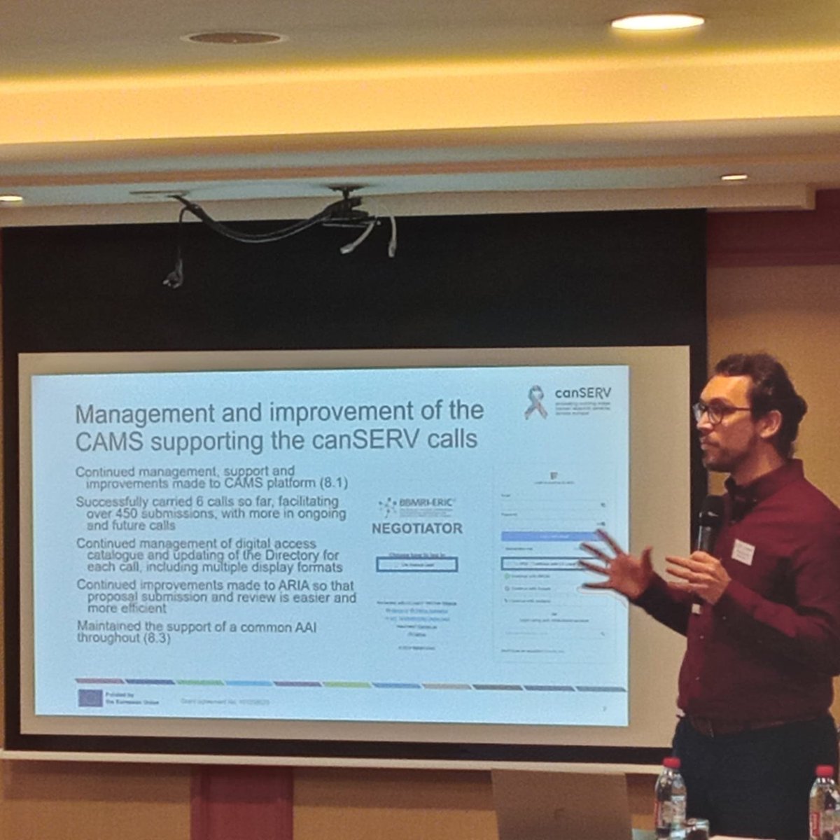 Great to talking today at the <a href="/canSERV_EU/">canSERV</a> Annual Meeting - outlining the work that <a href="/ARIA_access/">ARIA Access</a> is doing to support access provision for cancer research services!

Find out more about the existing canSERV calls and apply here - instruct-eric.org/submit-call