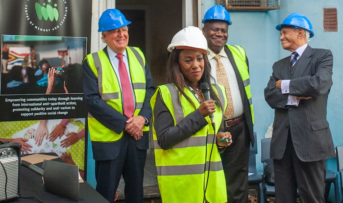 Angel Islington (@_angelislington) on Twitter photo Love this very smiley pic from the breaking ground event yesterday <a href="/PentonStreetCML/">Anti-Apartheid Legacy</a>'s forthcoming Anti-Apartheid Legacy: Centre of Memory and Learning in #Islington. Read more here: shorturl.at/JmD7A
<a href="/debs_wb/">Debbie Weekes-Bernard</a> Love this very smiley pic from the breaking ground event yesterday <a href="/PentonStreetCML/">Anti-Apartheid Legacy</a>'s forthcoming Anti-Apartheid Legacy: Centre of Memory and Learning in #Islington. Read more here: shorturl.at/JmD7A
<a href="/debs_wb/">Debbie Weekes-Bernard</a>