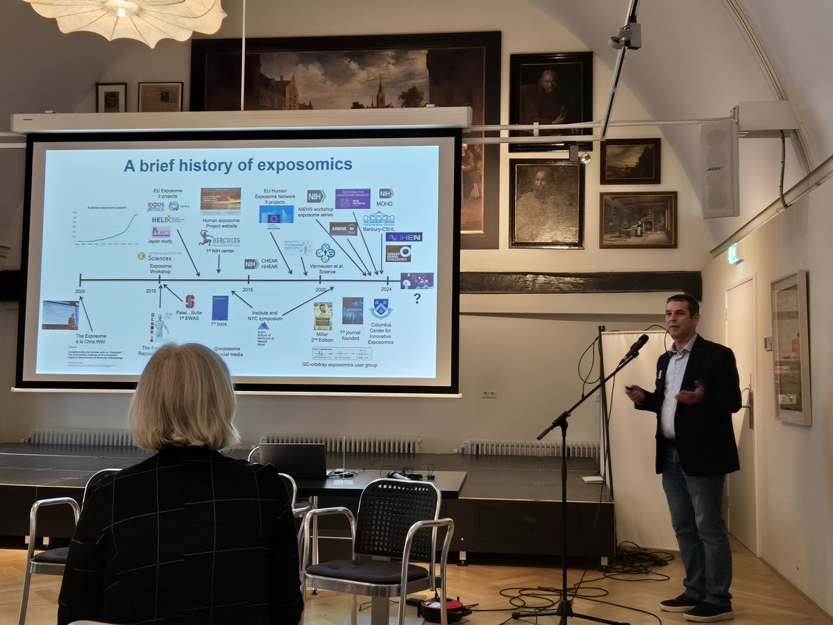 Sarah De Saeger (@saeger_sarah) on Twitter photo What an inspiring talk by <a href="/GaryWMiller3/">Gary W Miller</a> on #exposome and US Nexus Exposomics Network! The sky is the limit if we work and think globally 💪🌎🌍🌏 What an inspiring talk by <a href="/GaryWMiller3/">Gary W Miller</a> on #exposome and US Nexus Exposomics Network! The sky is the limit if we work and think globally 💪🌎🌍🌏