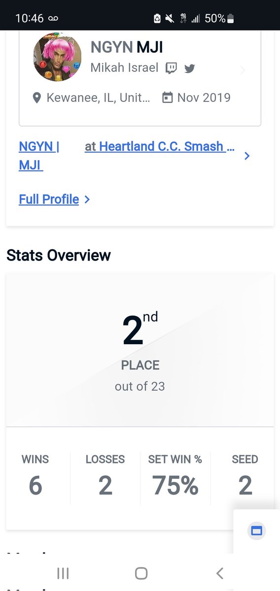 MJI_SSB's tweet photo. I got 2nd at an offline tourney! All my wifi practice is paying off! Super happy with today even if I was off to a VERY slow start. https://t.co/La4SgROOFM