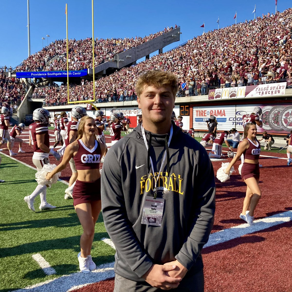 Thank you <a href="/MontanaGrizFB/">Montana Griz Football</a> for having me down for the NAU game last weekend! 

<a href="/KeatonJ_3/">Keaton Johnson</a> 
<a href="/CoachMLinehan/">Mike Linehan</a>