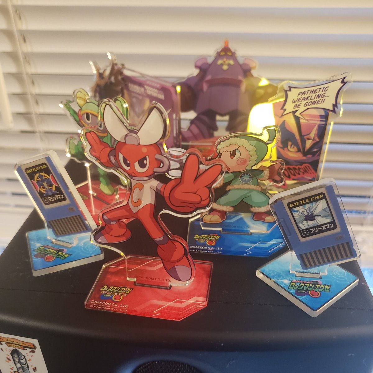 megamasterO's tweet photo. I rarely see mmbn merch so I had to pick these up🤩 https://t.co/K88FD3g0iQ