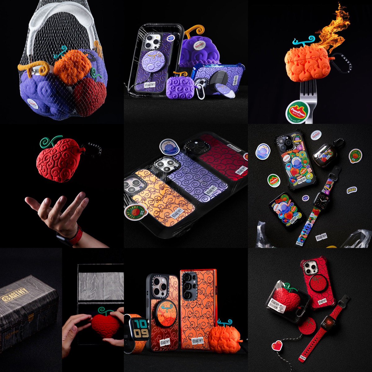 ONE PIECE x CASETiFY」悪魔の実 コレクション ラインナップ：テック
