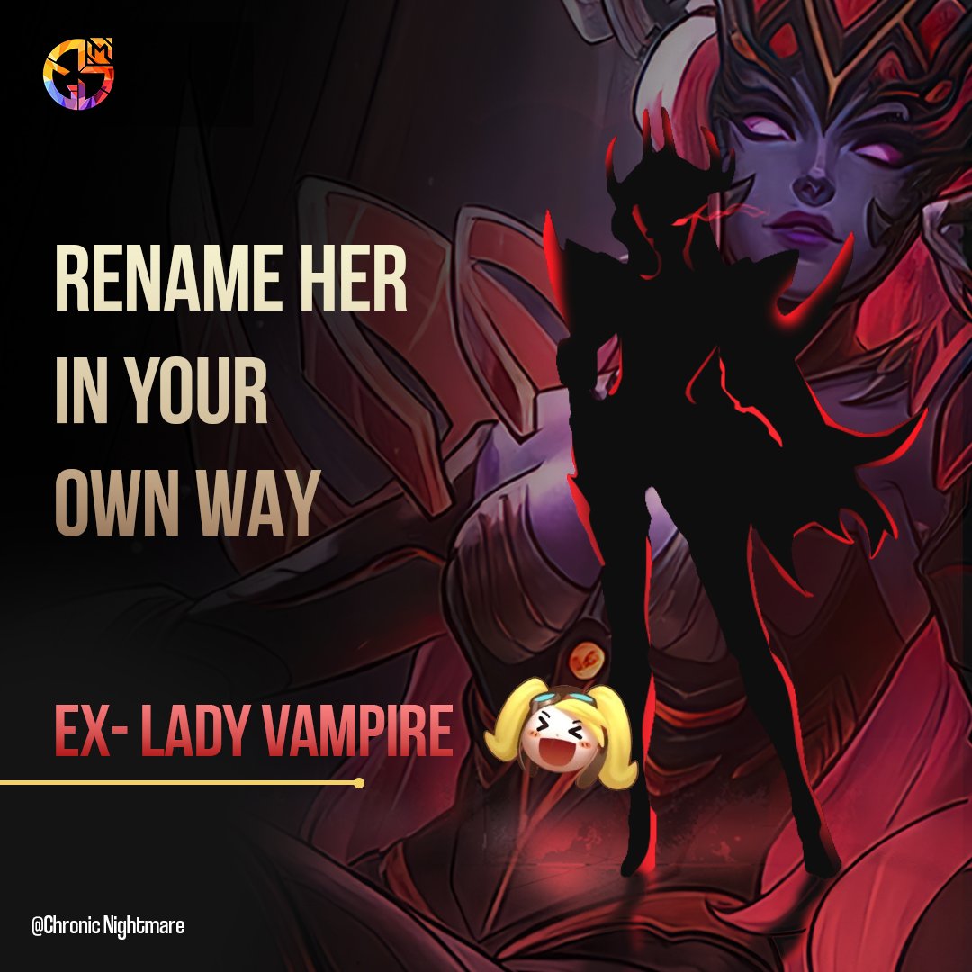 MobileLegendsOL's tweet photo. Give Selena a new name.
Mine: Balmond Lady?
MGL Designer: @ChronicNightmarex
#MobileLegendsBangBang #mlbbwaya #mlbbdesign #malmlbb https://t.co/GLxE1W9ha7