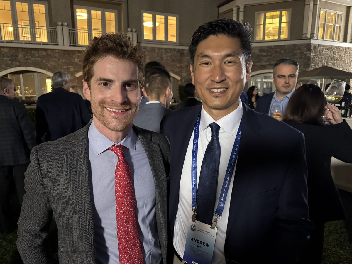 Christopher S. Graffeo, M.D., M.S. (@graffeo) on Twitter photo Honored to attend #AAcNS2024 as a guest of my incredible #srs mentor #BrucePollock of <a href="/MayoClinicNeuro/">Mayo Clinic Neuro</a>, and to rep <a href="/OU_Neurosurgery/">University of Oklahoma Neurosurgery</a> here together w our new chair <a href="/OUbabybrainMD/">Andrew Jea</a> Honored to attend #AAcNS2024 as a guest of my incredible #srs mentor #BrucePollock of <a href="/MayoClinicNeuro/">Mayo Clinic Neuro</a>, and to rep <a href="/OU_Neurosurgery/">University of Oklahoma Neurosurgery</a> here together w our new chair <a href="/OUbabybrainMD/">Andrew Jea</a>
