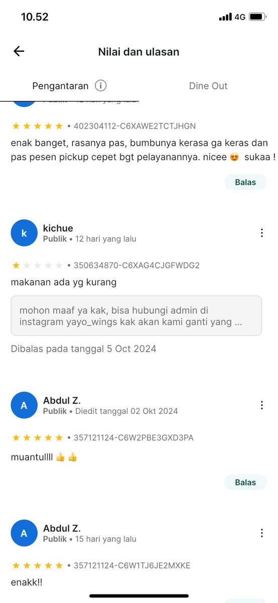 IdhamMultazam's tweet photo. Selalu deg deg an tiap ada review baru 😭😭 tapi Alhamdulillah masih bisa pertahanin rating 4.9 dari 191 review 🙏 https://t.co/0WeVqhm82E