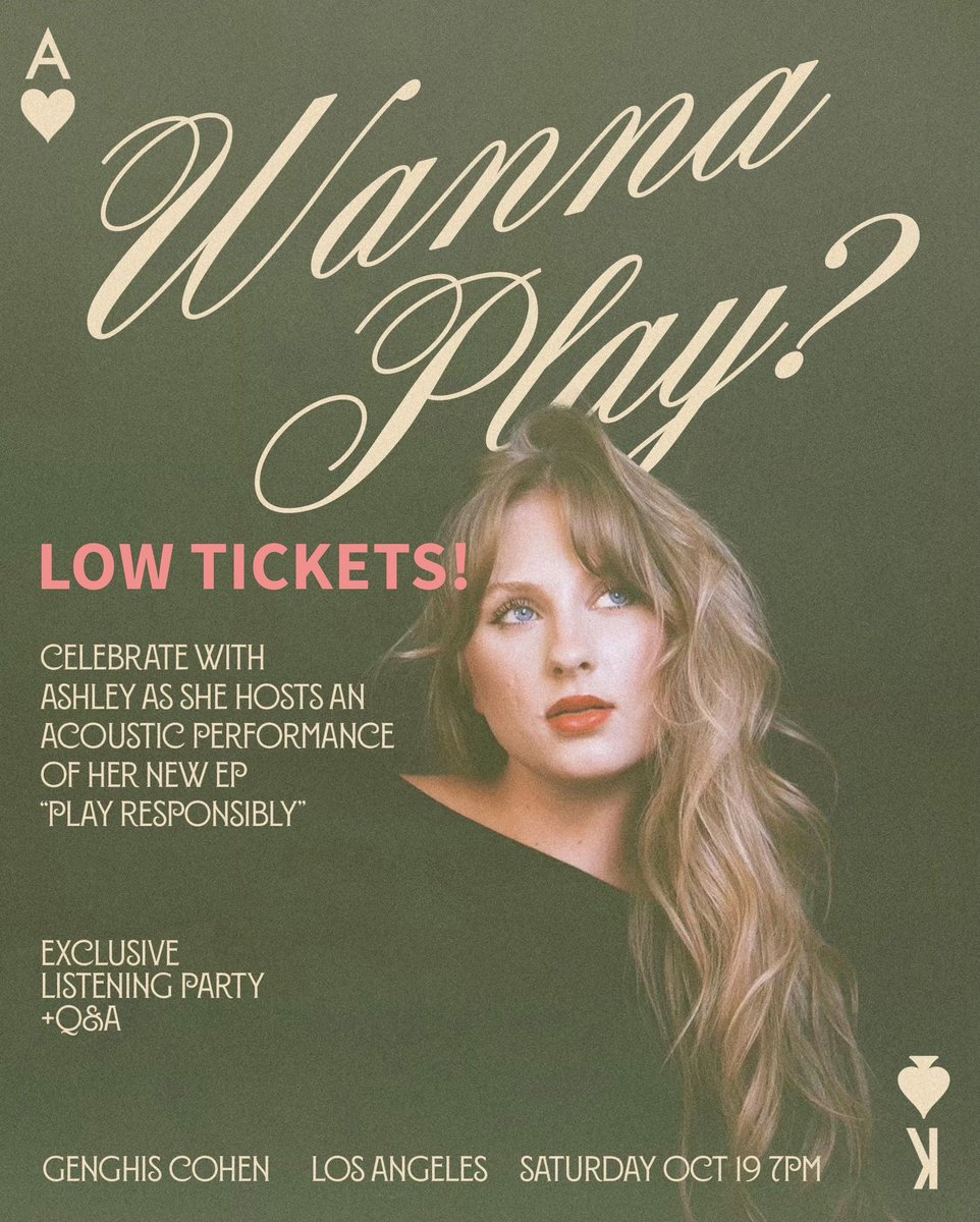 AshleyKutcher's tweet photo. Low ticket warning LA !!! Come celebrate with me this Saturday ❤️ https://t.co/AizB1mIduw https://t.co/Z1PHDTSzhP