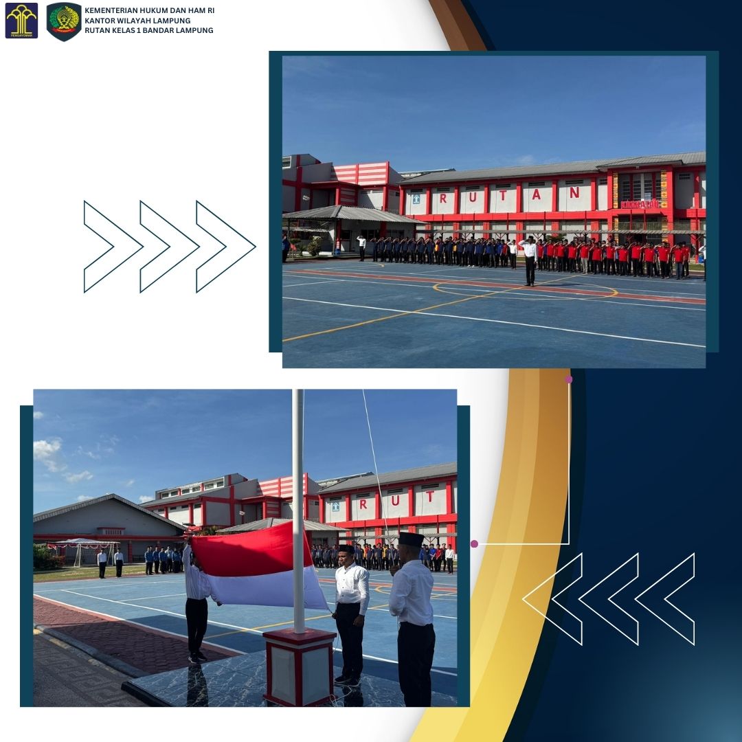 Rutanbdl's tweet photo. BANDAR LAMPUNG – Dalam rangka memperingati Hari Kesadaran Nasional, Rumah Tahanan Negara (Rutan) Kelas I Bandar Lampung menggelar upacara bendera yang bertempat di lapangan Olahraga Rutan Bandar Lampung, Kamis (17/10). https://t.co/MbdseOumyi