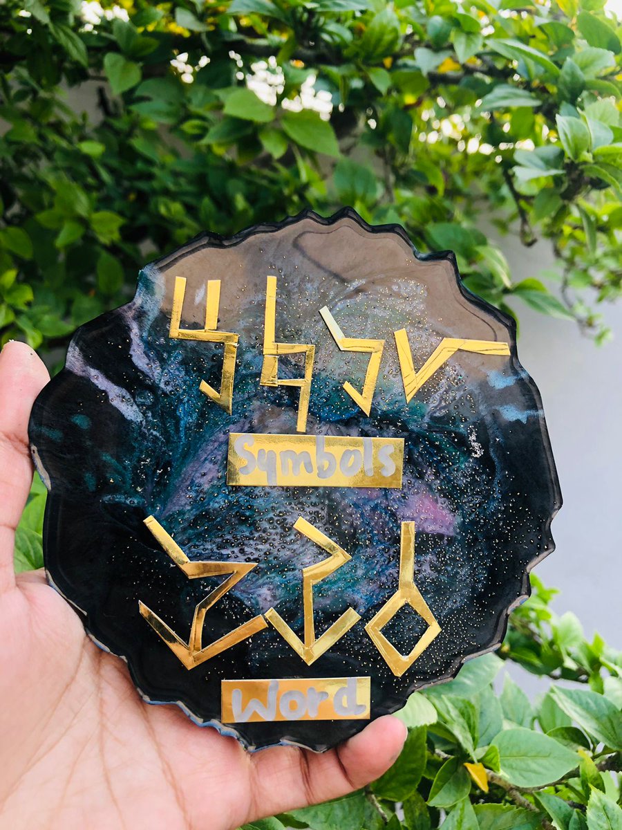 Hazel0045's tweet photo. #Galaxytheme with #X_Glyph words.
I created #Resin coaster in #Galaxy theme using, mica powders & resin chemical and spread swirls using hot air gun.
This is my favourite and unique piece that I made.
#ArtonBitcoin
@CosmosX_btc @JAARwei99 https://t.co/wPurIYKUDX